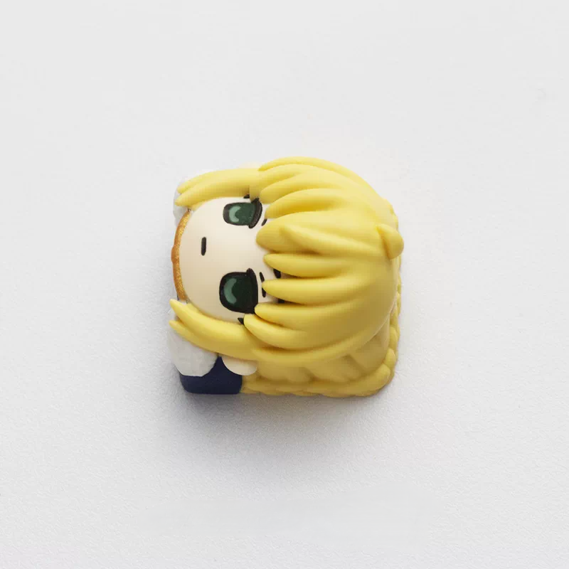 Fate Series Saber Artoria Pendragon 3D Resin Artisan Keycap