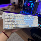 Frieren 2.0 Original Profile PBT Keycap Set with Transparent Accent Keys