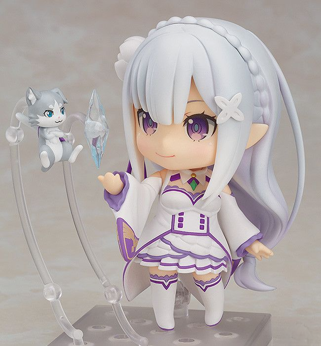 Re:Zero kara Hajimeru Isekai Seikatsu - Emilia - Puck - Nendoroid (#751)