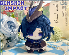 Genshin Impact Clorinde 12cm Sitting Posture Plush Doll Keychain