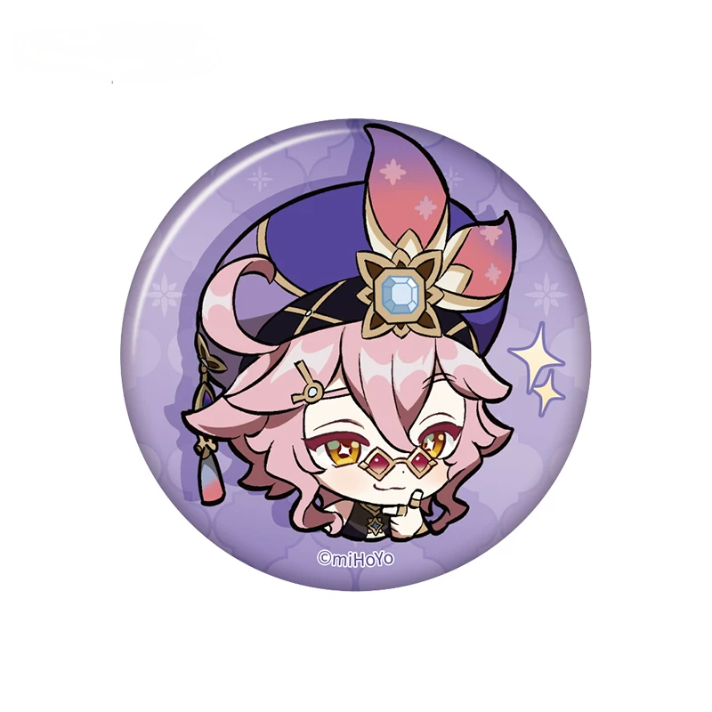 Genshin Impac Chibi Emoji Series Badge - Sumeru