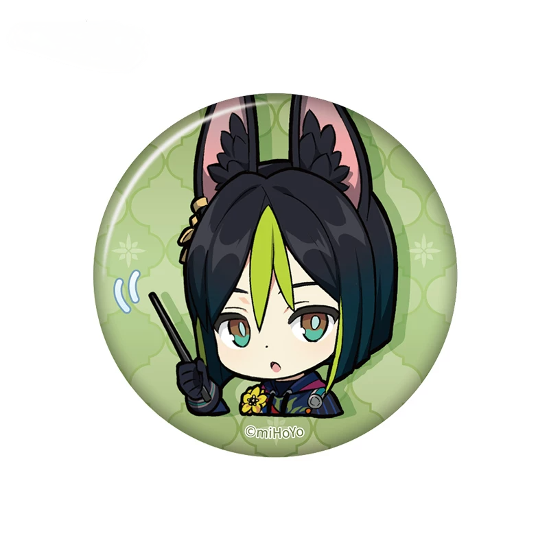 Genshin Impac Chibi Emoji Series Badge - Sumeru