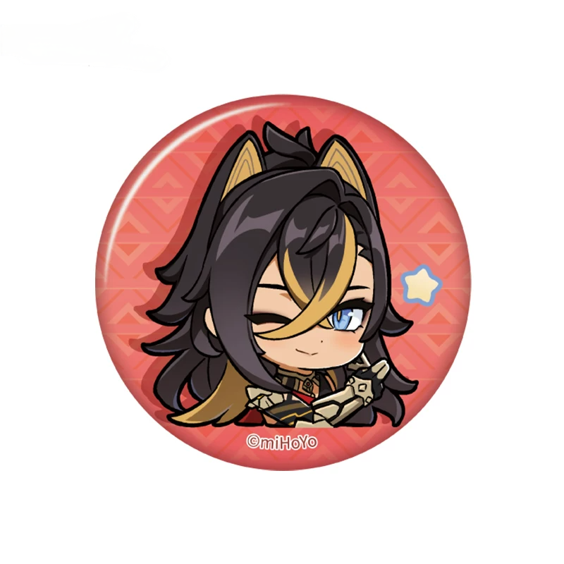 Genshin Impac Chibi Emoji Series Badge - Sumeru