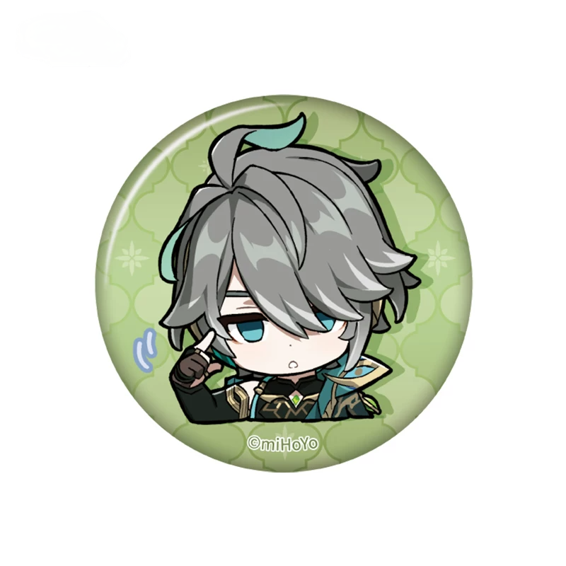 Genshin Impac Chibi Emoji Series Badge - Sumeru