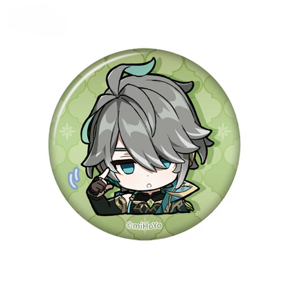 Genshin Impac Chibi Emoji Series Badge - Sumeru