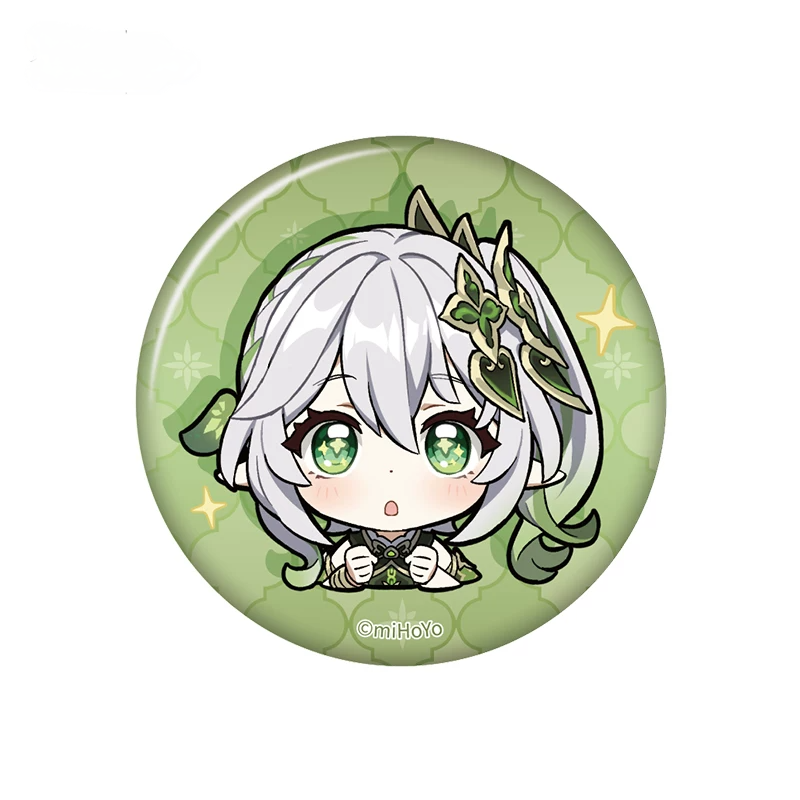 Genshin Impac Chibi Emoji Series Badge - Sumeru