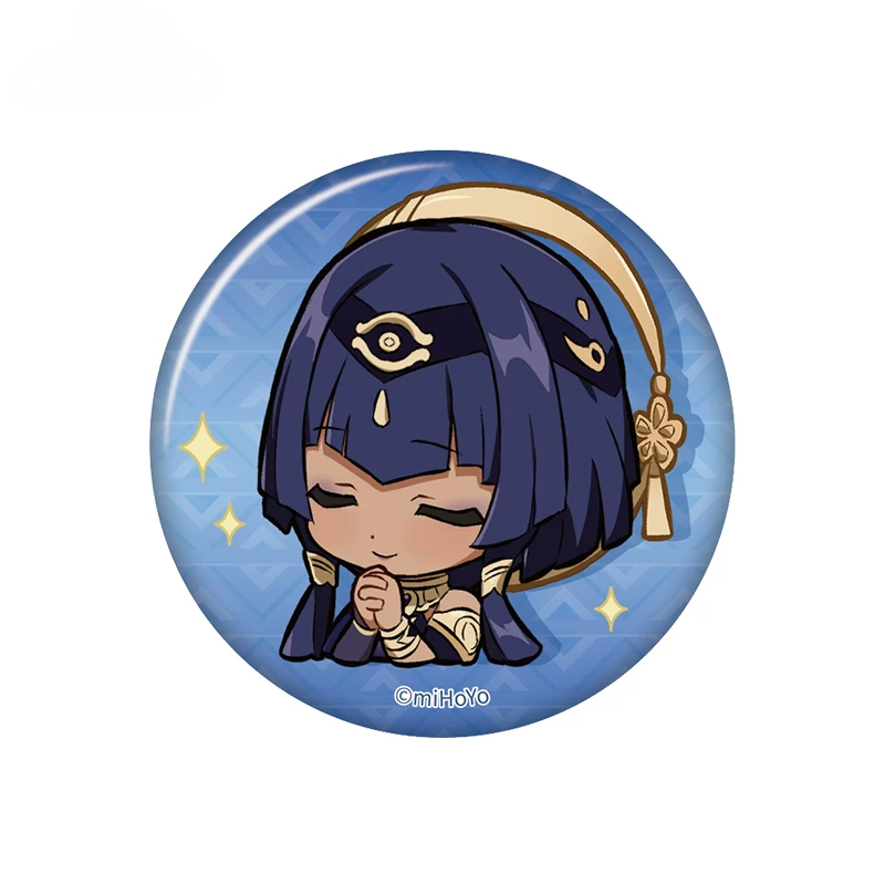 Genshin Impac Chibi Emoji Series Badge - Sumeru