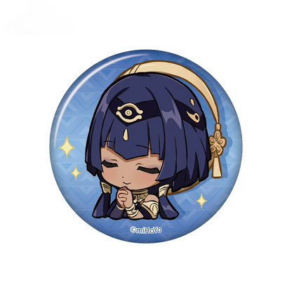 Genshin Impac Chibi Emoji Series Badge - Sumeru