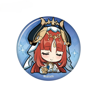 Genshin Impac Chibi Emoji Series Badge - Sumeru