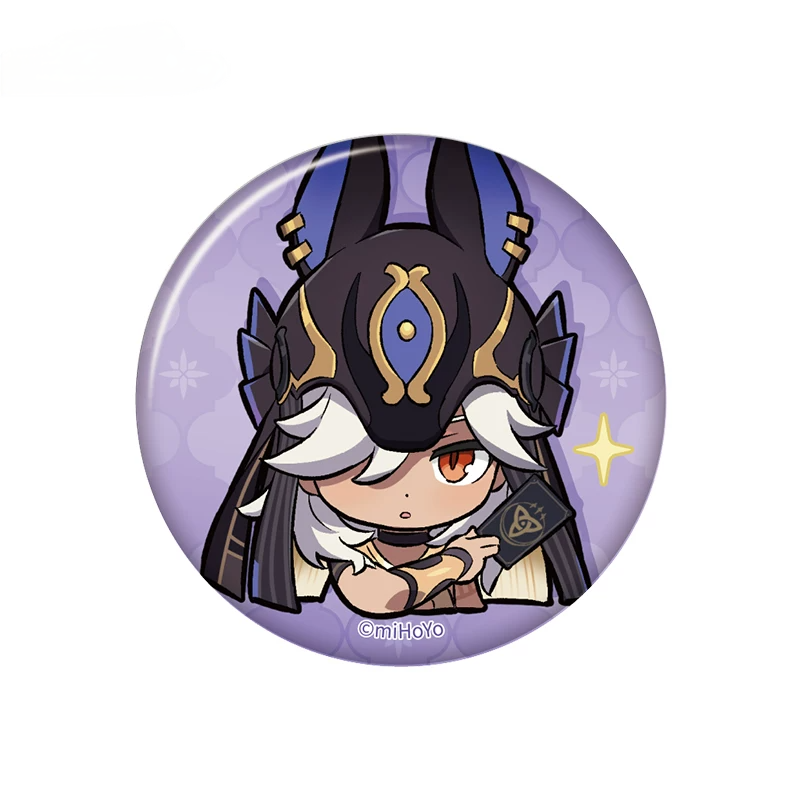 Genshin Impac Chibi Emoji Series Badge - Sumeru