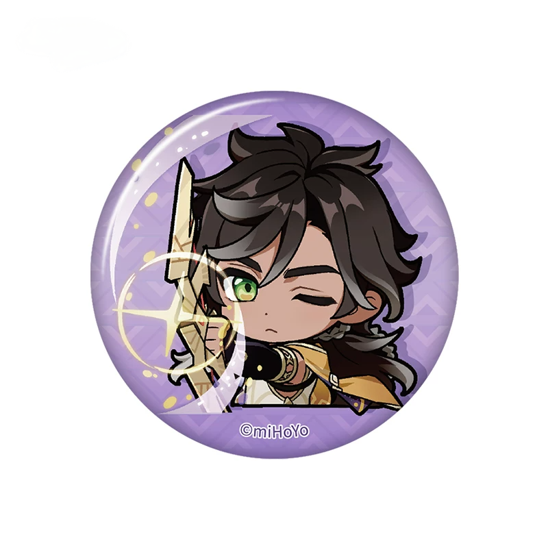 Genshin Impac Chibi Emoji Series Badge - Sumeru