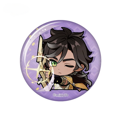 Genshin Impac Chibi Emoji Series Badge - Sumeru