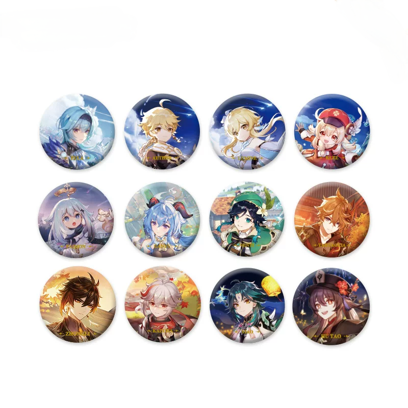 [Genshin Impact] Genshin Theme Series Character Badge - Vol. 1