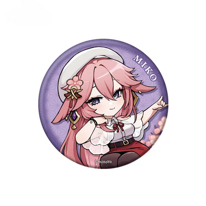 [Genshin Impact ] Outing Theme Series Chibi Character Badge