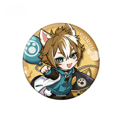 [Genshin Impact ] Outing Theme Series Chibi Character Badge