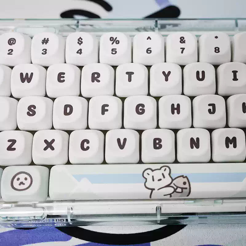 Glacier Bear 120-Key MOA Profile Keycap Set