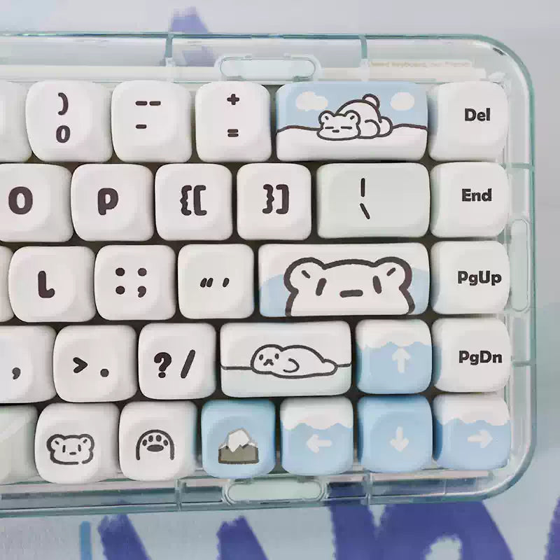 Glacier Bear 120-Key MOA Profile Keycap Set