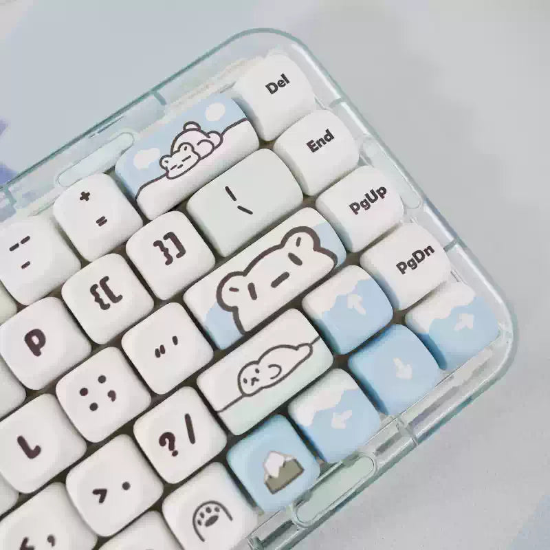 Glacier Bear 120-Key MOA Profile Keycap Set