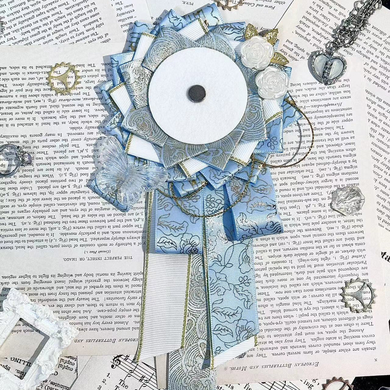 Gothic 75mm Can Badge Rosette Base