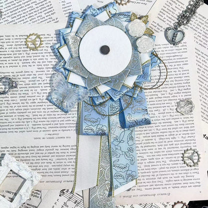 Gothic 75mm Can Badge Rosette Base