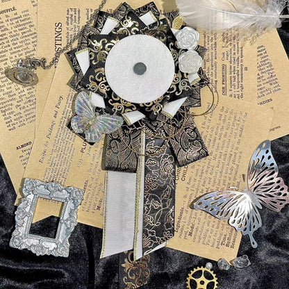 Gothic 75mm Can Badge Rosette Base