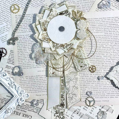 Gothic 75mm Can Badge Rosette Base