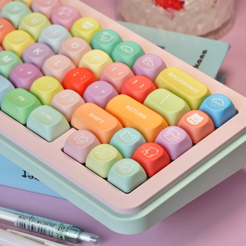 Gummy Bear Candy MOA Profile PBT Keycap Set