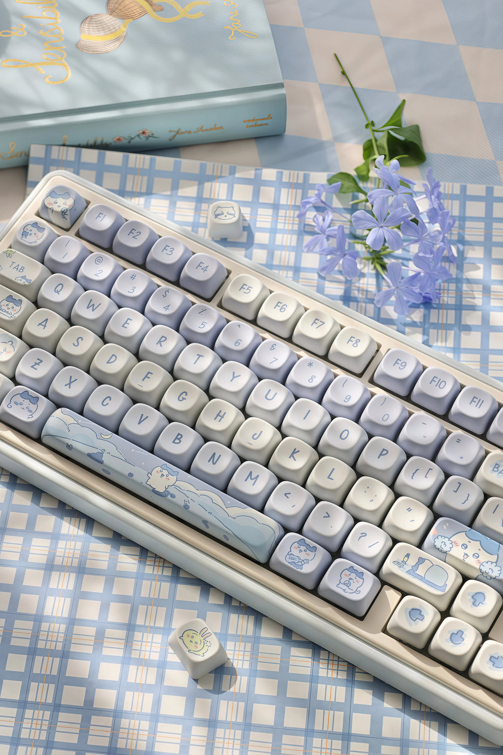 Hachiware 95-Key MOA Profile PBT Keycap Set