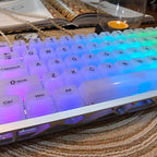 Hanbaiyu 115-Key Front-Legend Frosted Translucent PC Keycap Set