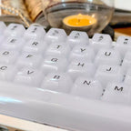 Hanbaiyu 115-Key Front-Legend Frosted Translucent PC Keycap Set