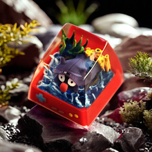 Pokémon "Mudkip" Artisan Keycap - Crystal Resin Edition