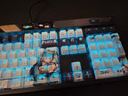 Hatsune Miku V2 Front Shine-Through Anime Keycap Set