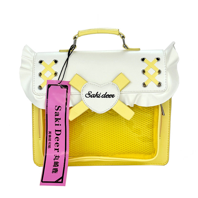 Heart Bow Ita Bag – 3-Way Sweet School Backpack & Crossbody