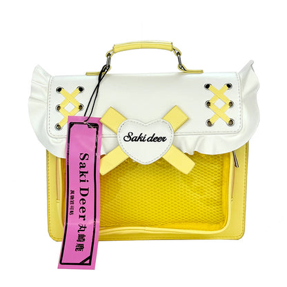 Heart Bow Ita Bag – 3-Way Sweet School Backpack & Crossbody