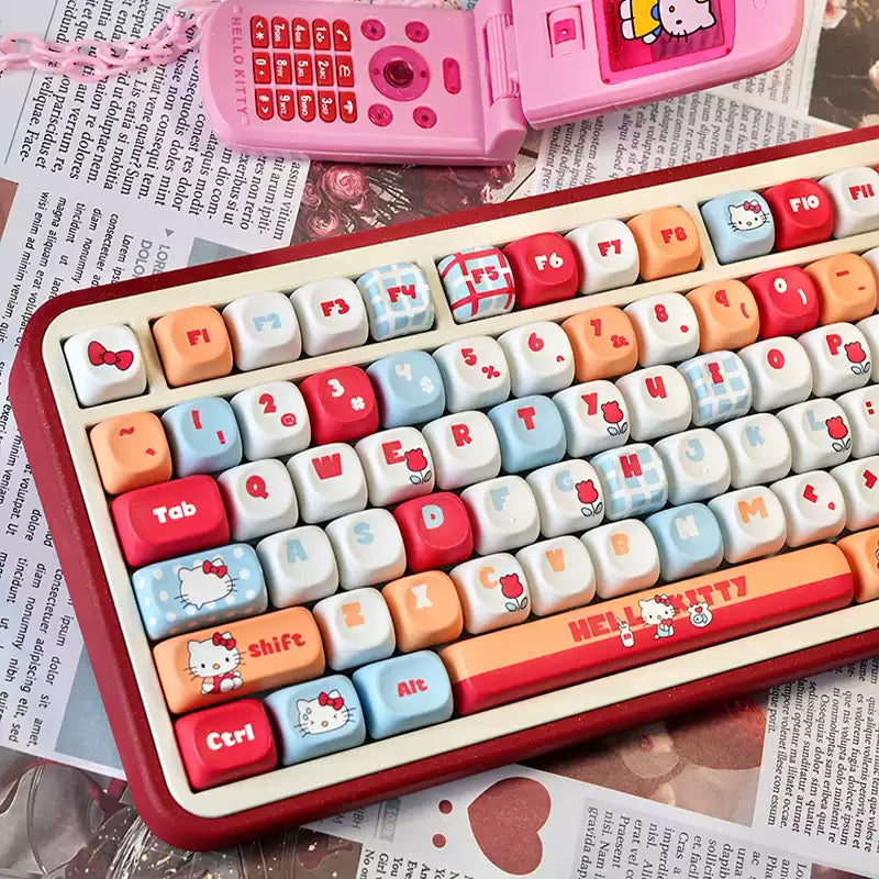 Hello Kitty MOA Profile PBT Keycap Set