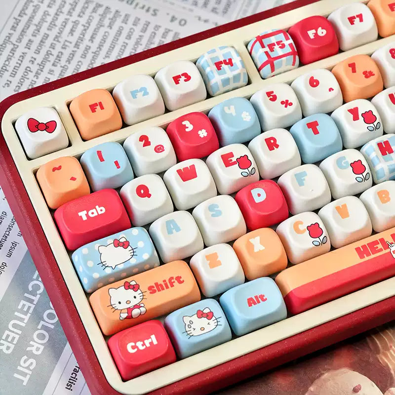 Hello Kitty MOA Profile PBT Keycap Set