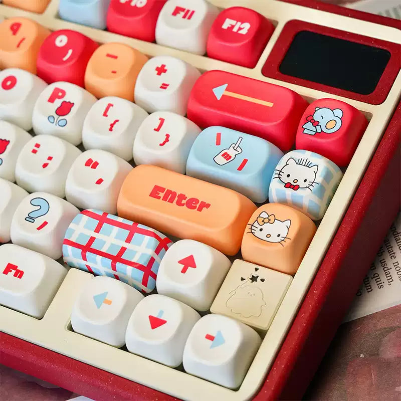 Hello Kitty MOA Profile PBT Keycap Set