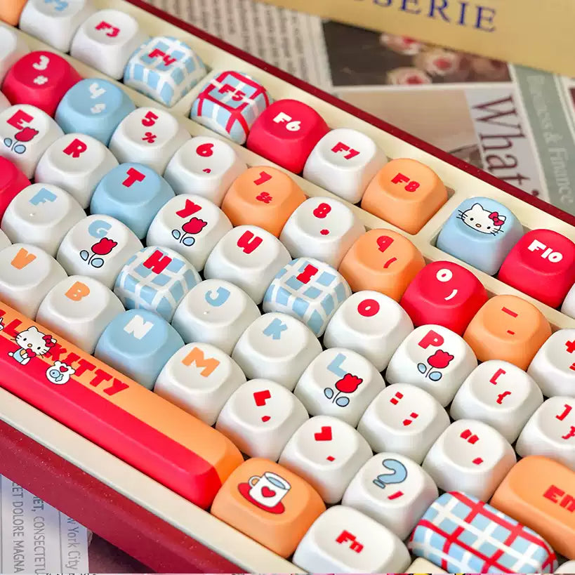 Hello Kitty MOA Profile PBT Keycap Set