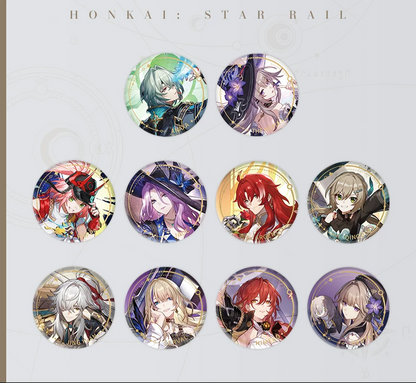 Honkai: Star Rail - Path of Erudition Series Character Illustration Can Badge