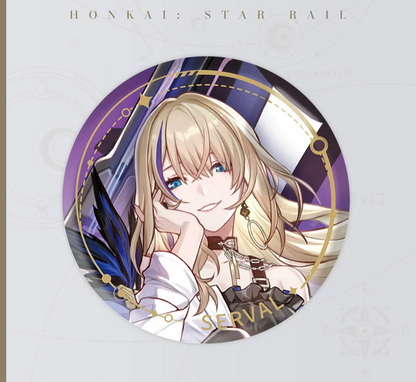 Honkai: Star Rail - Path of Erudition Series Character Illustration Can Badge