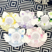 Kawaii Angel Wings Badge Rosette Holder for Ita Bags (58–75mm)