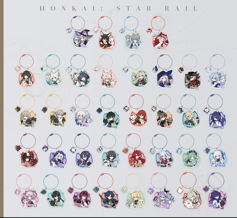 Honkai: Star Rail Little Cats Series Acrylic Charm