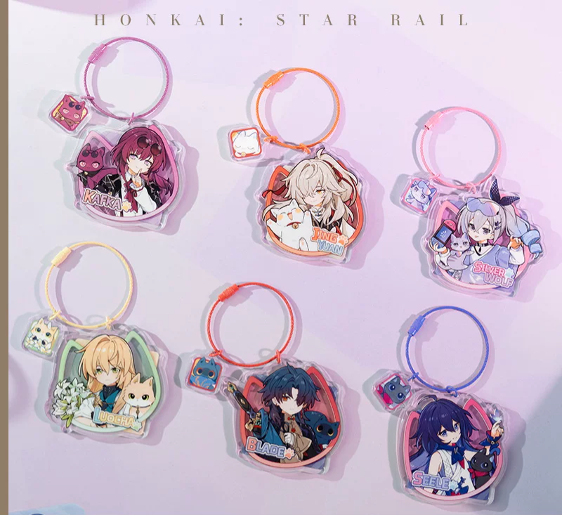 Honkai: Star Rail Little Cats Series Acrylic Charm