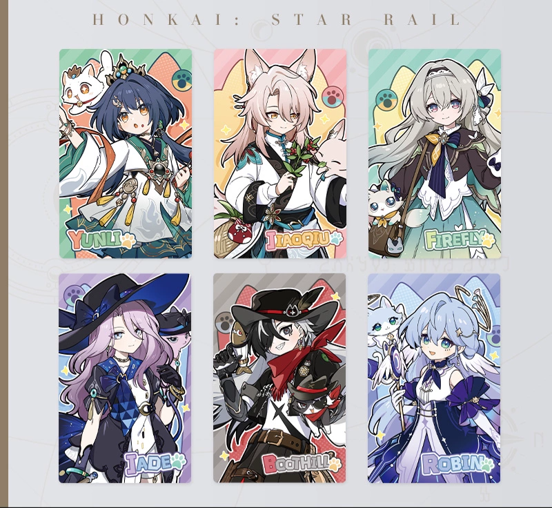Honkai: Star Rail Little Kitty Series Holographic Collectible Ticket Wave 1