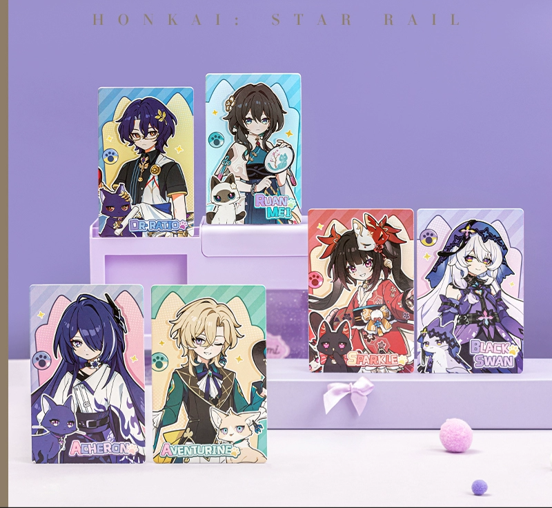 Honkai: Star Rail Little Kitty Series Holographic Collectible Ticket Wave 3