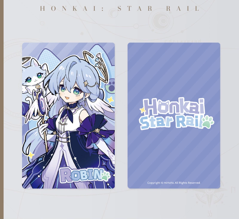 Honkai: Star Rail Little Kitty Series Holographic Collectible Ticket Wave 1
