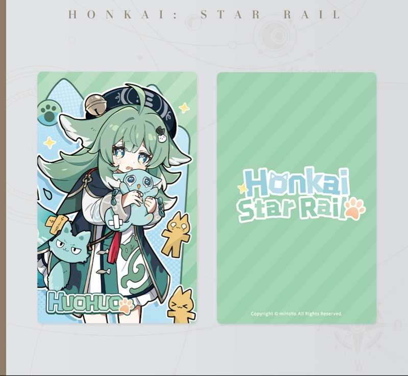 Honkai: Star Rail Little Kitty Series Holographic Collectible Ticket Wave 3