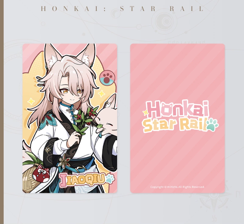 Honkai: Star Rail Little Kitty Series Holographic Collectible Ticket Wave 1