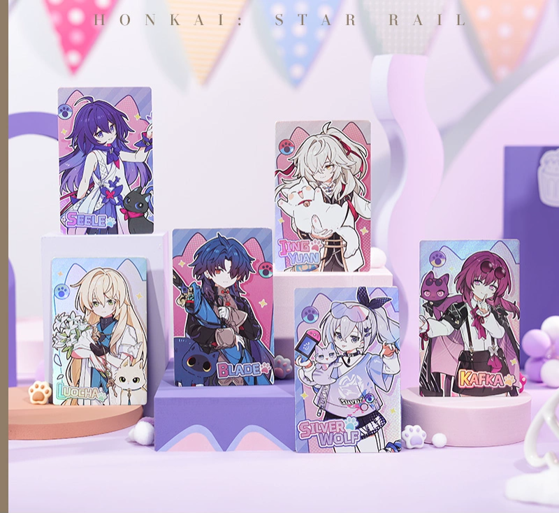 Honkai: Star Rail Little Kitty Series Holographic Collectible Ticket Wave 3