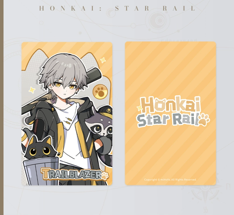 Honkai: Star Rail Little Kitty Series Holographic Collectible Ticket Wave 2